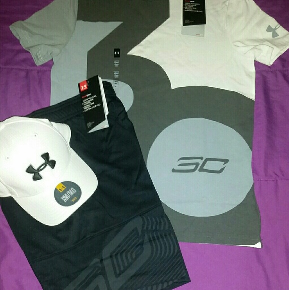 Under Armour Other - NEW☆ BOYS YMED UNDER ARMOUR STEPH CURRY OUTFIT